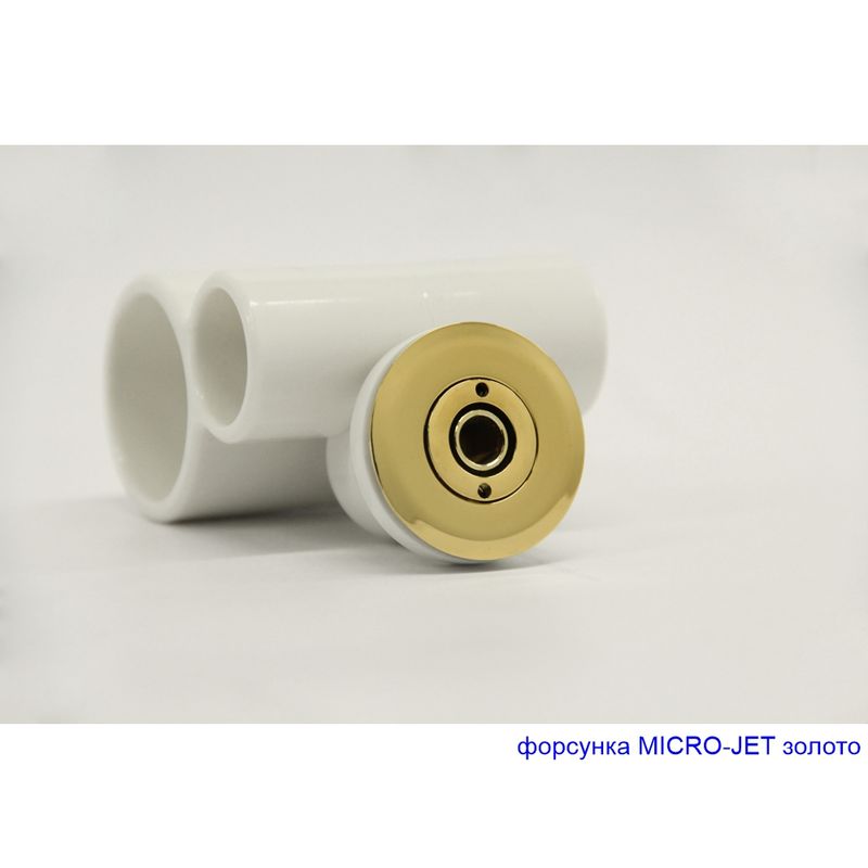 Ванна гидромассажная Whitecross Palace LINE 0104.180080.100.LINE.GL 180x80 (белый глянцевый, золотой), каркас, слив-перелив