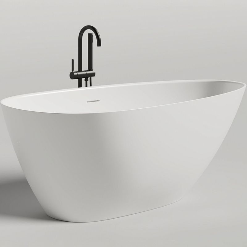 Ванна отдельностоящая Salini S-Stone Paola 1015203M 160x80x60 (белый матовый), донный клапан, сифон, слив-перелив