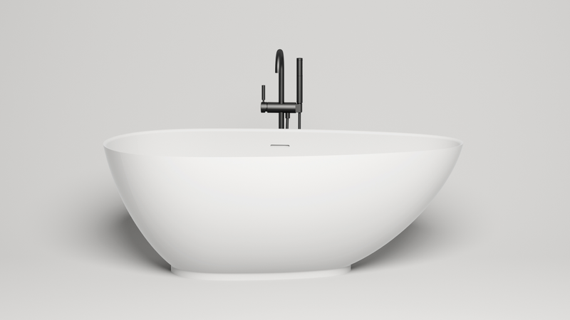Ванна отдельностоящая Salini S-Sense Paola 101511GF 160x77x57 (покраска RAL полностью, глянцевый), донный клапан, сифон, слив-перелив