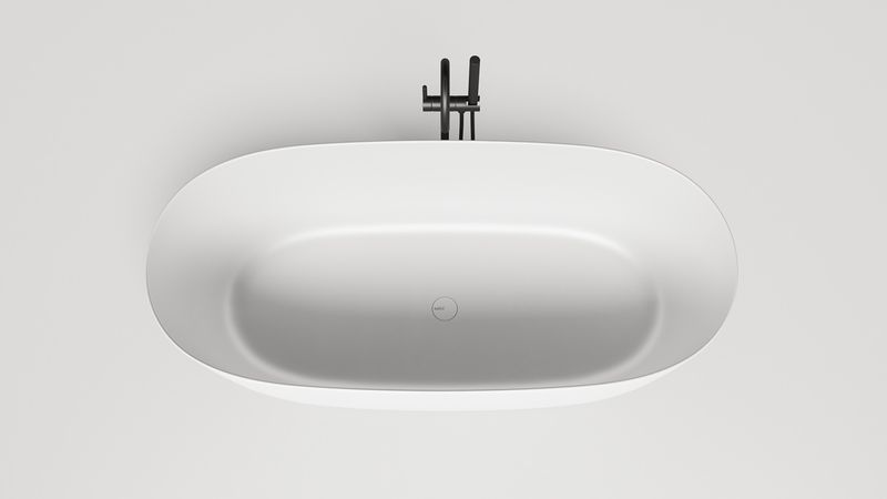 Ванна отдельностоящая Salini Sofia Light S-Sense 103611G 164x76x58 (белый глянцевый), донный клапан, сифон, без перелива