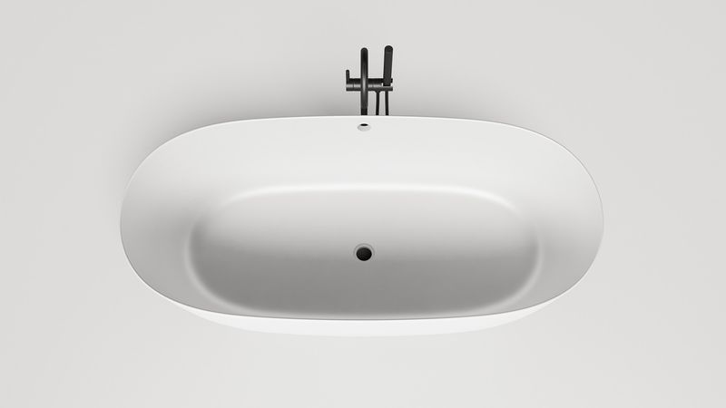 Ванна отдельностоящая Salini Sofia Light S-Sense 103711G 164.5x75.5x58 (белый глянцевый), донный клапан, сифон