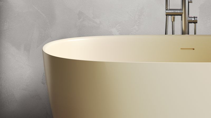Ванна отдельностоящая Salini Sofia S-Sense 102518GF 150x75x60.5 (покраска RAL полностью, глянцевый), донный клапан, сифон, слив-перелив