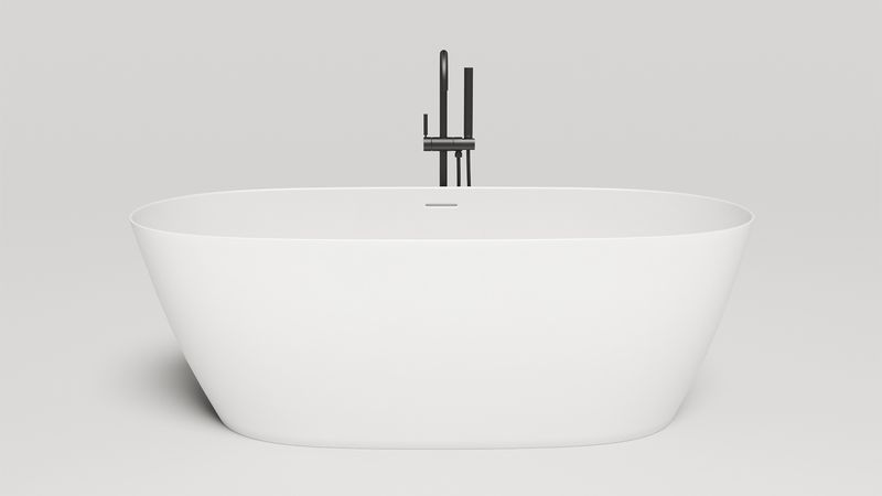 Ванна отдельностоящая Salini Sofia S-Sense 102519G 185x90x60.5 (белый глянцевый), донный клапан, сифон, слив-перелив