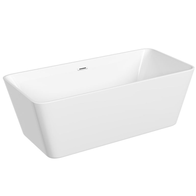 Ванна отдельностоящая Sancos Dama FB05 170x80 (белый), со сливом-переливом