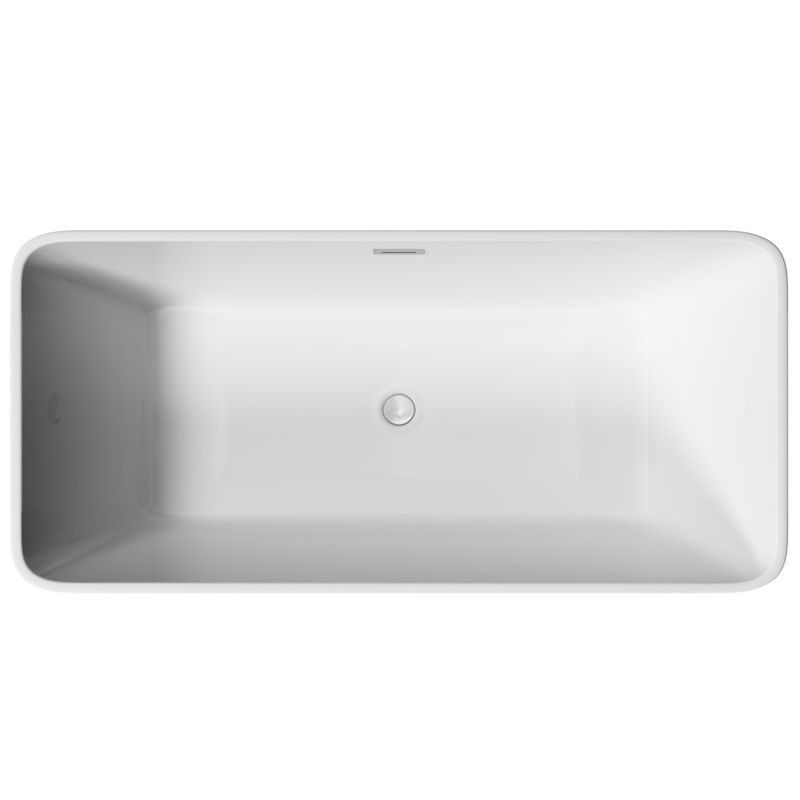 Ванна отдельностоящая Sancos Dama FB05 170x80 (белый), со сливом-переливом