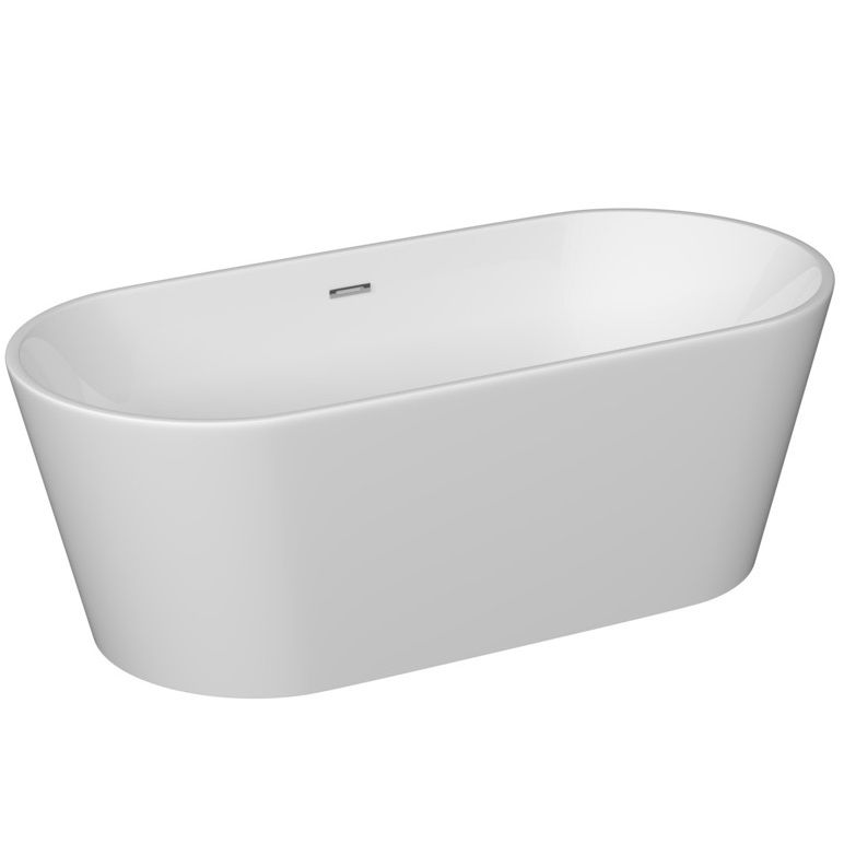 Ванна отдельностоящая Sancos Mimi FB01 170x80 (белый), со сливом-переливом