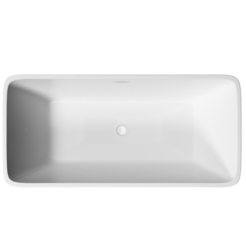 Ванна отдельностоящая Sancos Neo FB09 170x80 (белый), со сливом-переливом
