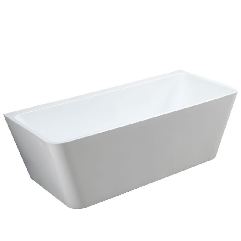 Ванна отдельностоящая Vincea VBT-425-1700 170x80 (белый), щелевой-перелив в комплекте