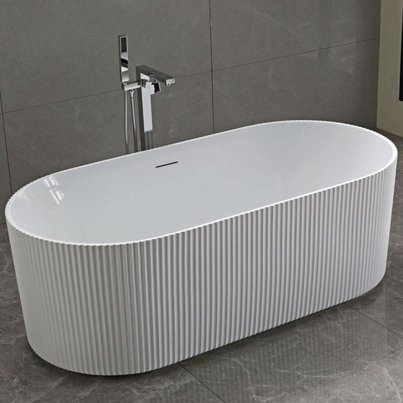 Ванна отдельностоящая Vincea VBT-426-1700 170x80 (белый), щелевой-перелив в комплекте