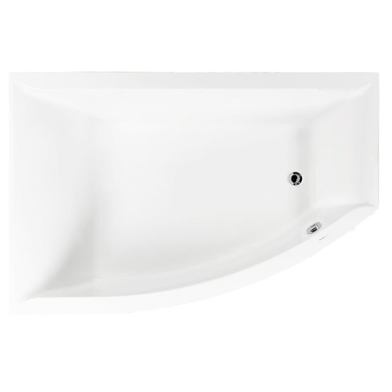 Ванна приставная акриловая Vagnerplast Veronela Offset VPBA160VEA3LX-04 160x105 (белый), левая