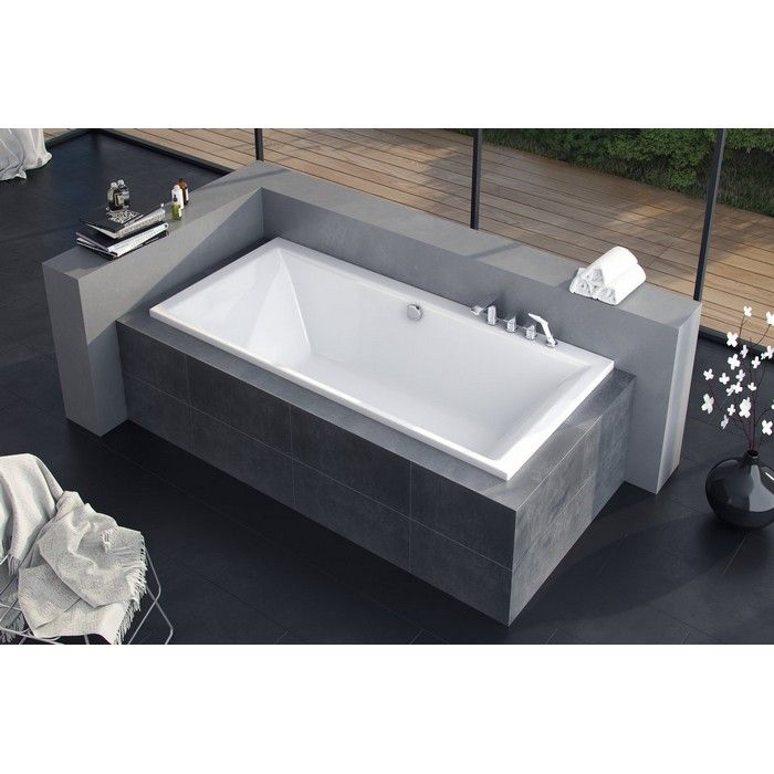 Ванна пристенная акриловая Excellent Crown Lux WAEX.CRG19WH 190x90 (белый глянцевый), без слива-перелива