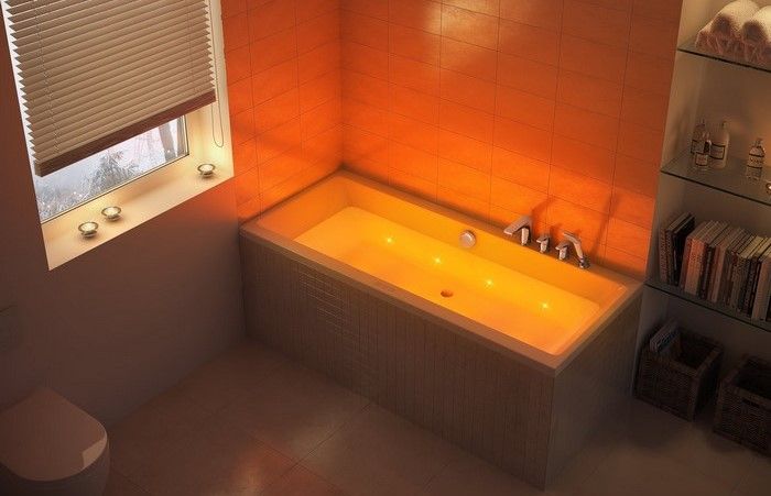 Ванна пристенная акриловая Excellent Pryzmat WAEX.PRY20WH 200x90 (белый глянец), без слива-перелива