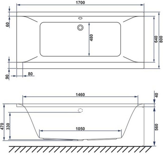 Ванна гидромассажная акриловая Whitecross Savia Duo SOFT 0103.170080.100.SOFT.BR 170x80 (белый глянцевый, бронза), каркас, слив-перелив