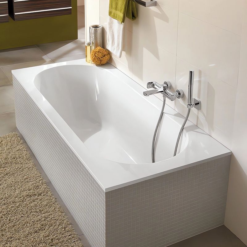 Ванна пристенная Villeroy & Boch Oberon UBQ170OBE2V-01 170х75 (белый)