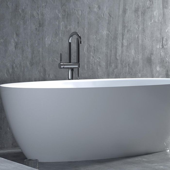 Ванна свободностоящая Salini S-Sense Alda Nuova 101911G 178x92x58 (белый глянцевый), донный клапан, сифон, слив-перелив