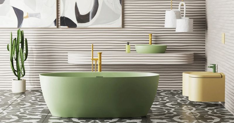 Ванна свободностоящая Salini S-Sense Alda 101914GF 160x70x60 (покраска RAL полностью), донный клапан, сифон, слив-перелив