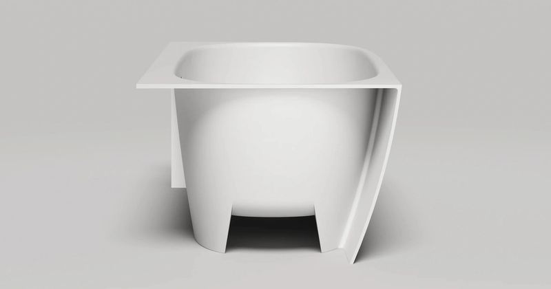 Ванна угловая Salini S-Stone Sofia Corner L 102525M 170x85x59 (белый матовый), донный клапан, сифон, слив-перелив, левосторонняя