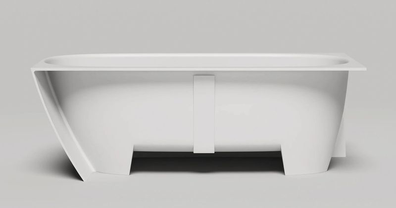 Ванна угловая Salini S-Sense Sofia Corner L 102515GF 170x85x59 (покраска RAL полностью, глянцевый), донный клапан, сифон, слив-перелив, левосторонняя