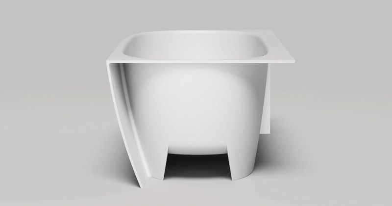 Ванна угловая Salini S-Stone Sofia Corner R 102524MF 170x85x59 (покраска RAL полностью, матовый), донный клапан, сифон, слив-перелив, правосторонняя