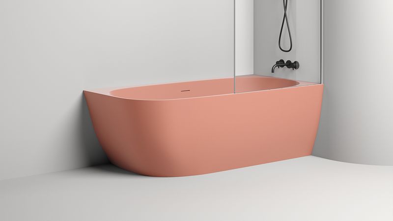 Ванна угловая Salini S-Stone Sofia Corner R 102524MF 170x85x59 (покраска RAL полностью, матовый), донный клапан, сифон, слив-перелив, правосторонняя