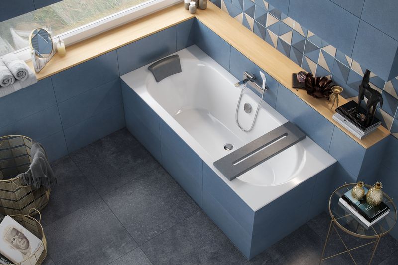 Ванна встраиваемая акриловая Excellent Oceana Slim WAEX.OCE17WHS 170x75 (белый глянец), без слива-перелива