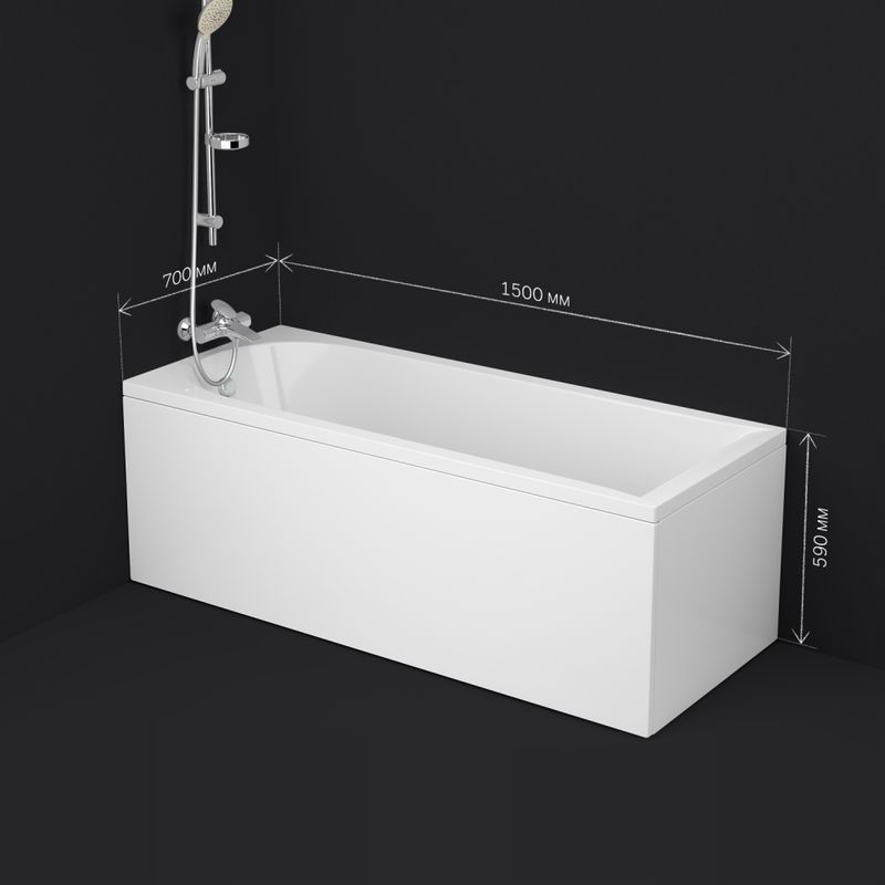 Ванна встраиваемая AM.PM Spirit W72A-150-070W-A2 150x70
