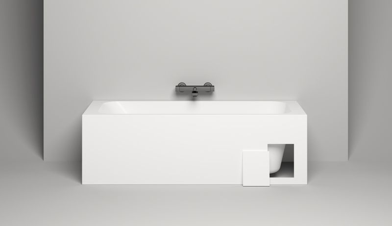 Ванна встраиваемая Salini S-Sense Orlanda 102016M 170x80x60 (белый матовый), без донного клапана