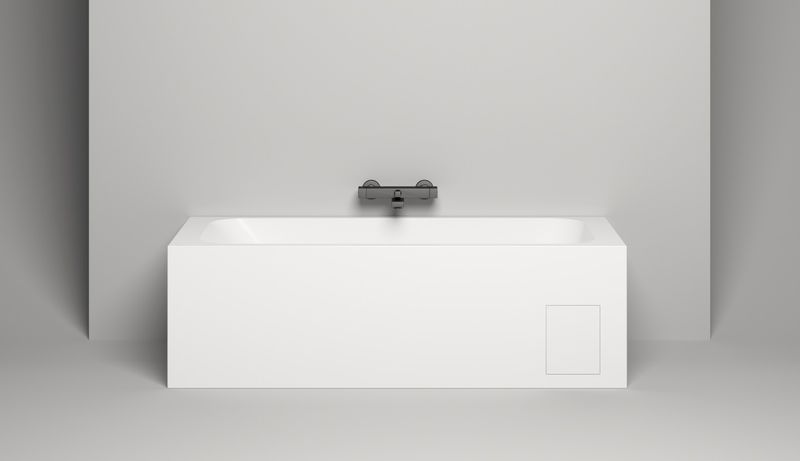 Ванна встраиваемая Salini S-Stone Orlanda 102027M 170x75x60 (белый матовый), без донного клапана