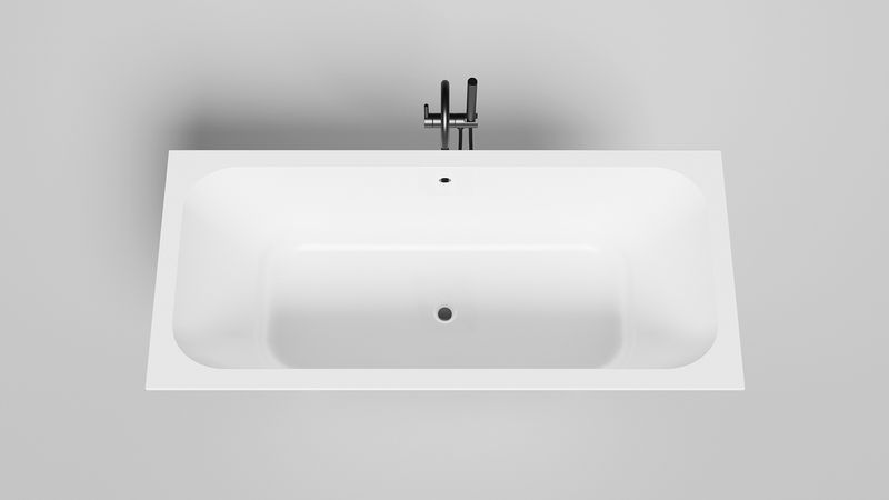 Ванна встраиваемая Salini S-Sense Orlanda Axis 103213M 170x75x60 (белый матовый), без донного клапана