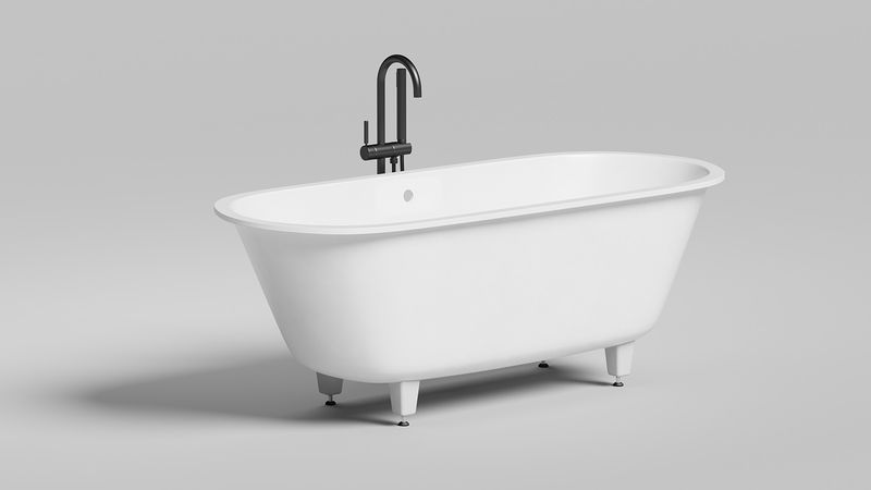 Ванна встраиваемая Salini S-Sense Ornella Axis 103411G 180x80x60 (белый глянцевый), без донного клапана