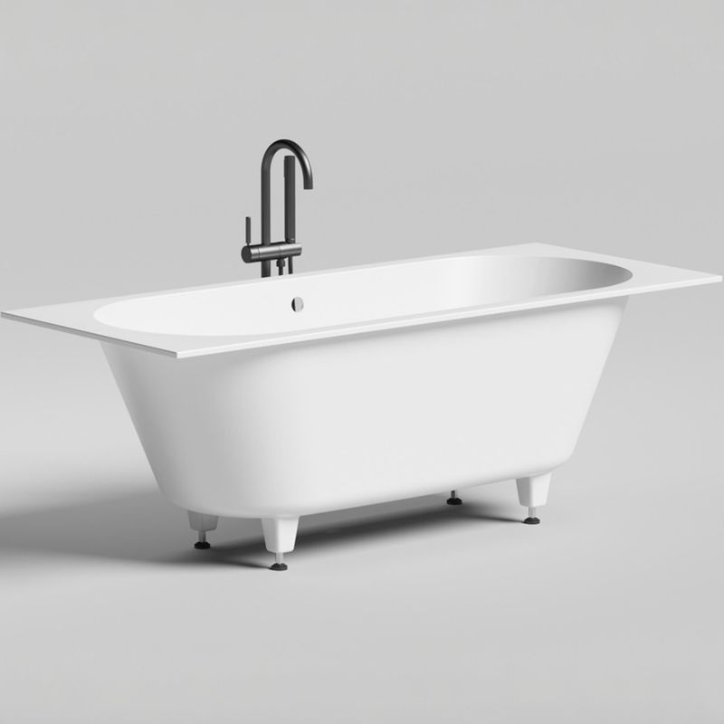 Ванна встраиваемая Salini S-Sense Ornella Axis 103412M 190.5x90.5x63.5 (белый матовый), без донного клапана