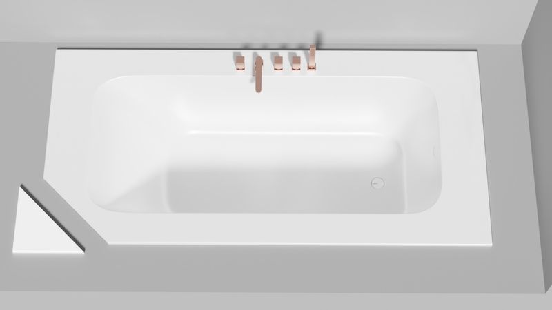 Ванна встраиваемая Salini S-Stone Orlanda Plus 102024MF 190x100x60 (покраска RAL полностью, матовый), без донного клапана