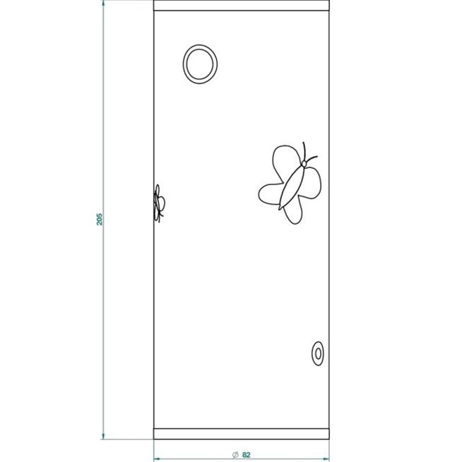 Ваза фарфоровая настольная THG Capucine Vert Decor Platine A7D-A02-4609 (золотой, лиловый, белый)