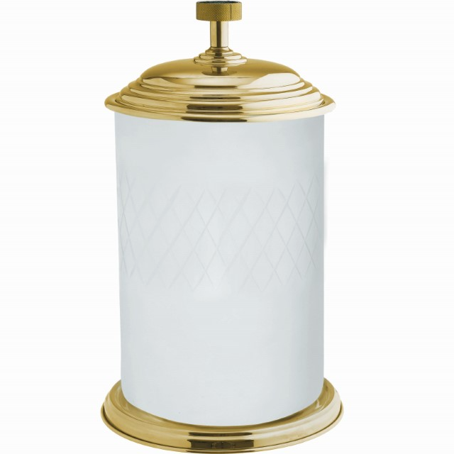 Ведро напольное Boheme Royal Cristal 10934-G-B (золотой, черный)