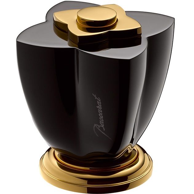 Вентиль смесителя для раковины THG Petale De Cristal Noir U6D-F01-35 (золотой, черный хрусталь)