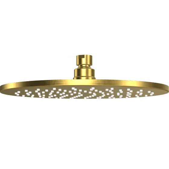 Верхний душ 25х25см Fima Carlo Frattini Soffioni F2621/2OS (золото брашированное)