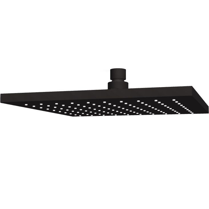 Верхний душ 25х25см Fima Carlo Frattini Soffioni F2630/2NS (черный матовый)