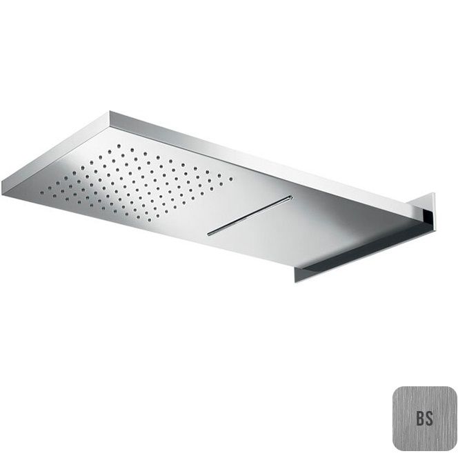 Верхний душ настенный Almar Slim Square E044193.BS 59.2х27 (нержавеющая сталь брашированная)