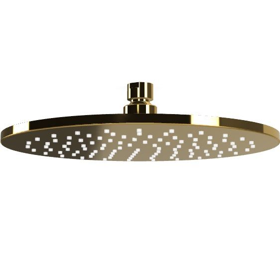 Верхний душ 25х25см Fima Carlo Frattini Soffioni F2621/2OR (золотой)