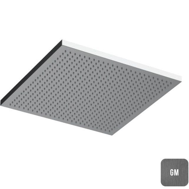 Верхний душ потолочный Almar Velvet Rain E044278.GM 30x30 (оружейный металл брашированный)
