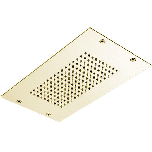 Верхний душ потолочный встраиваемый 35х20см Fima Carlo Frattini Soffioni F2805OR (золотой)