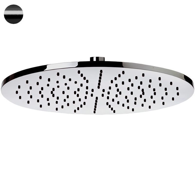Верхний душ Remer Brushed Black Chrome 359MM30CFPX (хром черный брашированный), 30 см
