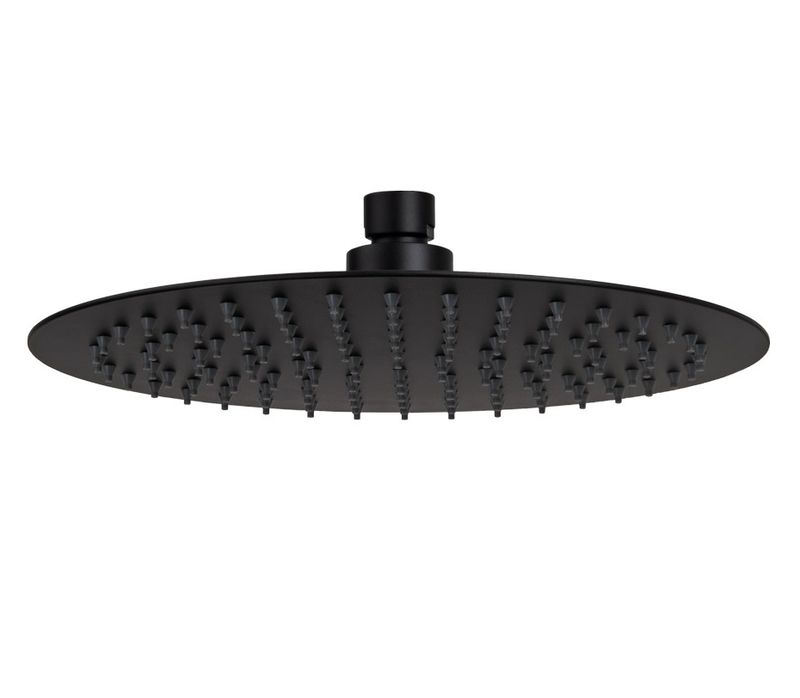 Верхний душ Remer Matt Black 357UFM25NOX (черный матовый),25 см
