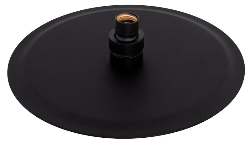 Верхний душ Remer Matt Black 357UFM25NOX (черный матовый),25 см