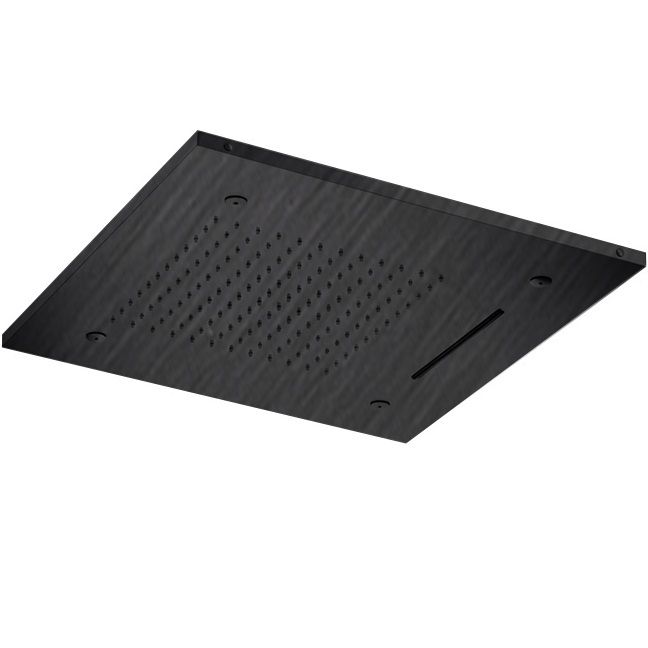 Верхний душ встраиваемый Almar Built-in E044140.AB 48,9х48,9 (черный металл брашированный)