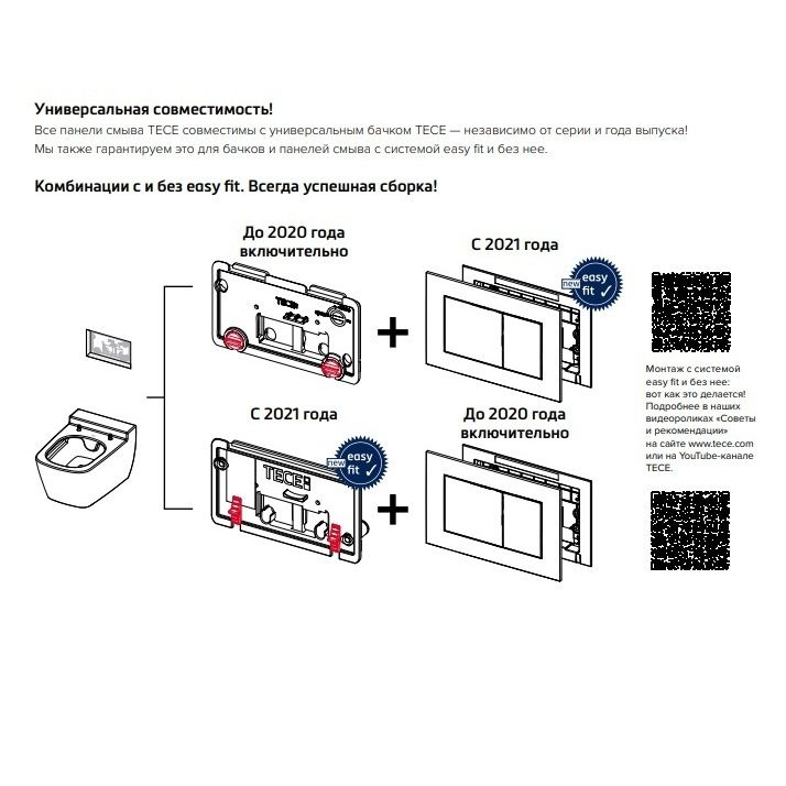 Встраиваемый смывной бачок TECEbox Octa II 9370500