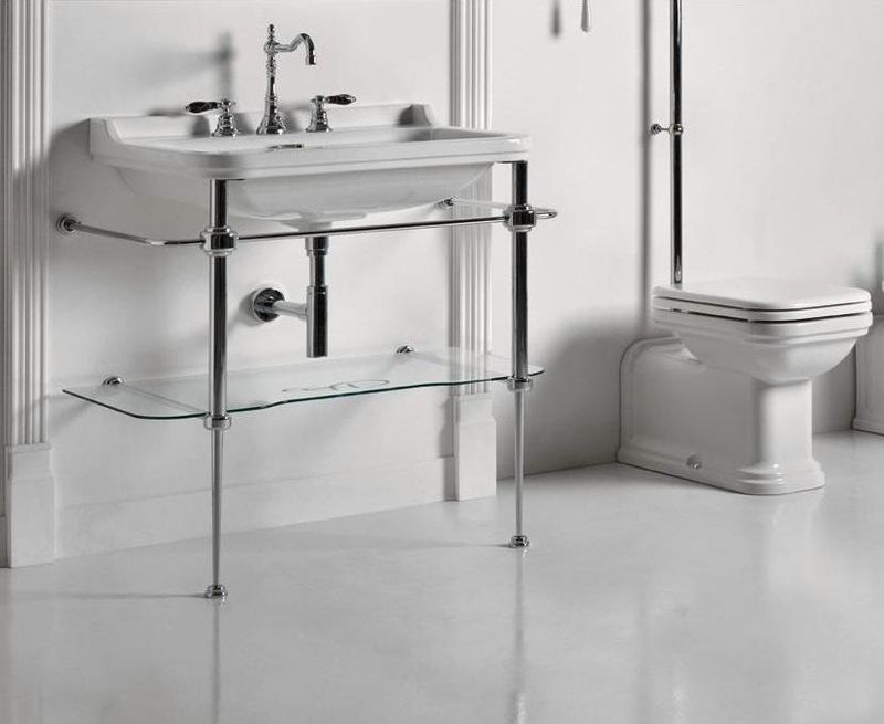 Раковина подвесная Kerasan Waldorf 4141K1*3 bi/c 80х55
