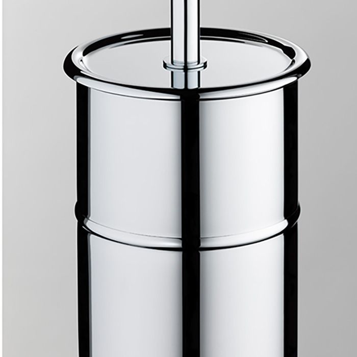 Ёршик для туалета подвесной THG Petale de cristal bleu U6B-A02-4720C (хром, синий хрусталь)