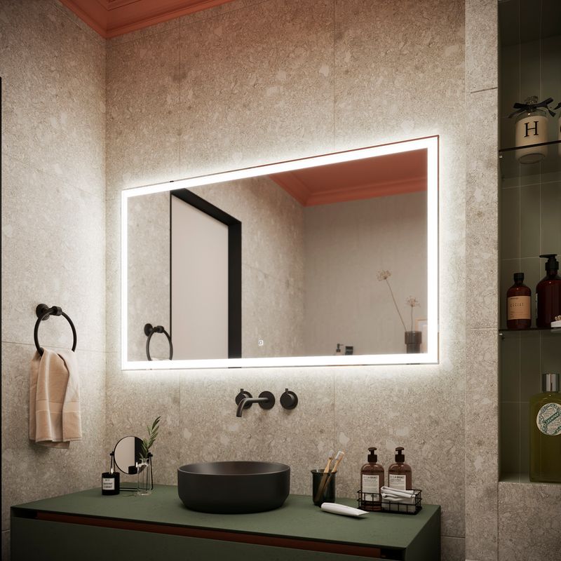 Зеркало Sancos City CI1000 1200x70 см. с подсветкой