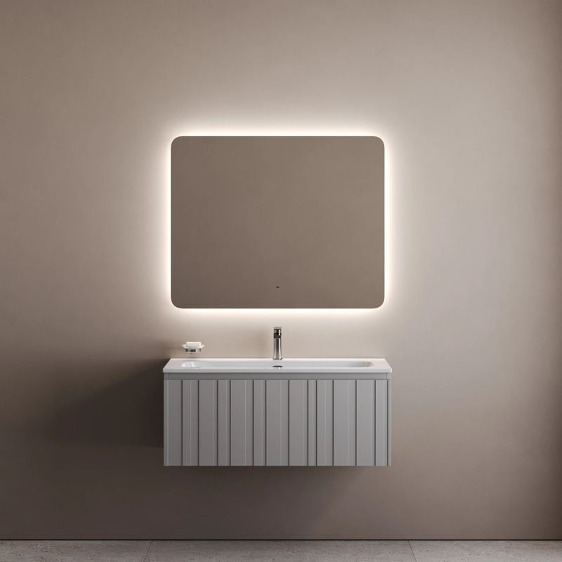 Зеркало Sancos Луч 2.0 (Ray 2.0) RA2T.1000 100х80 с подсветкой, антизапотевание